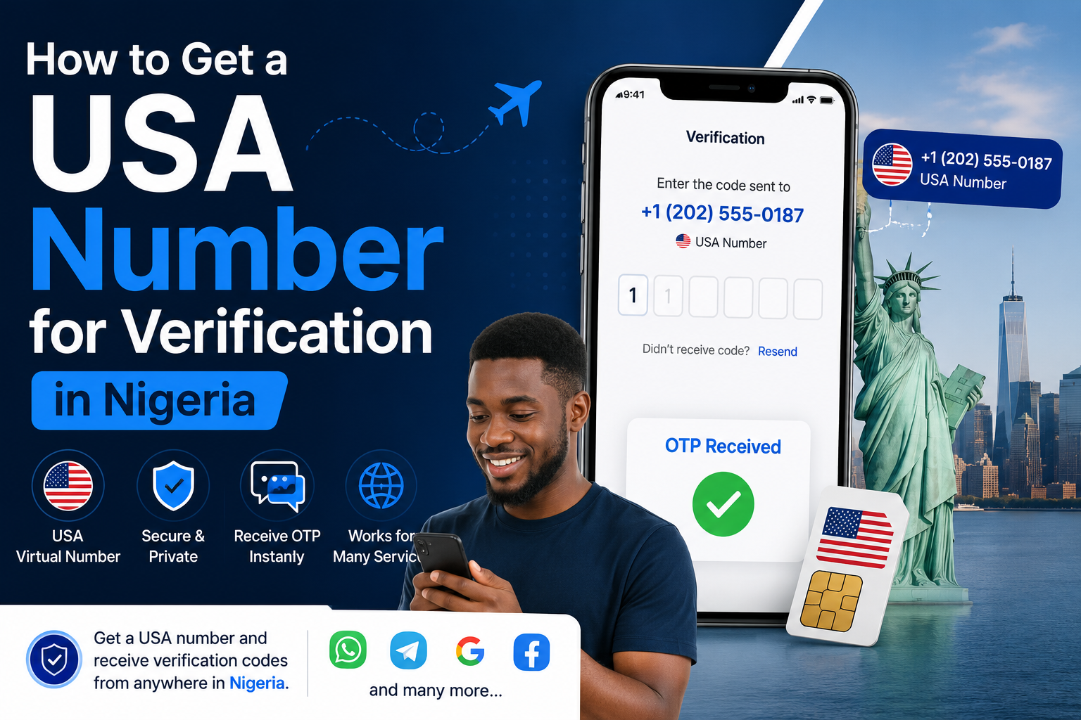 USA number for Verification