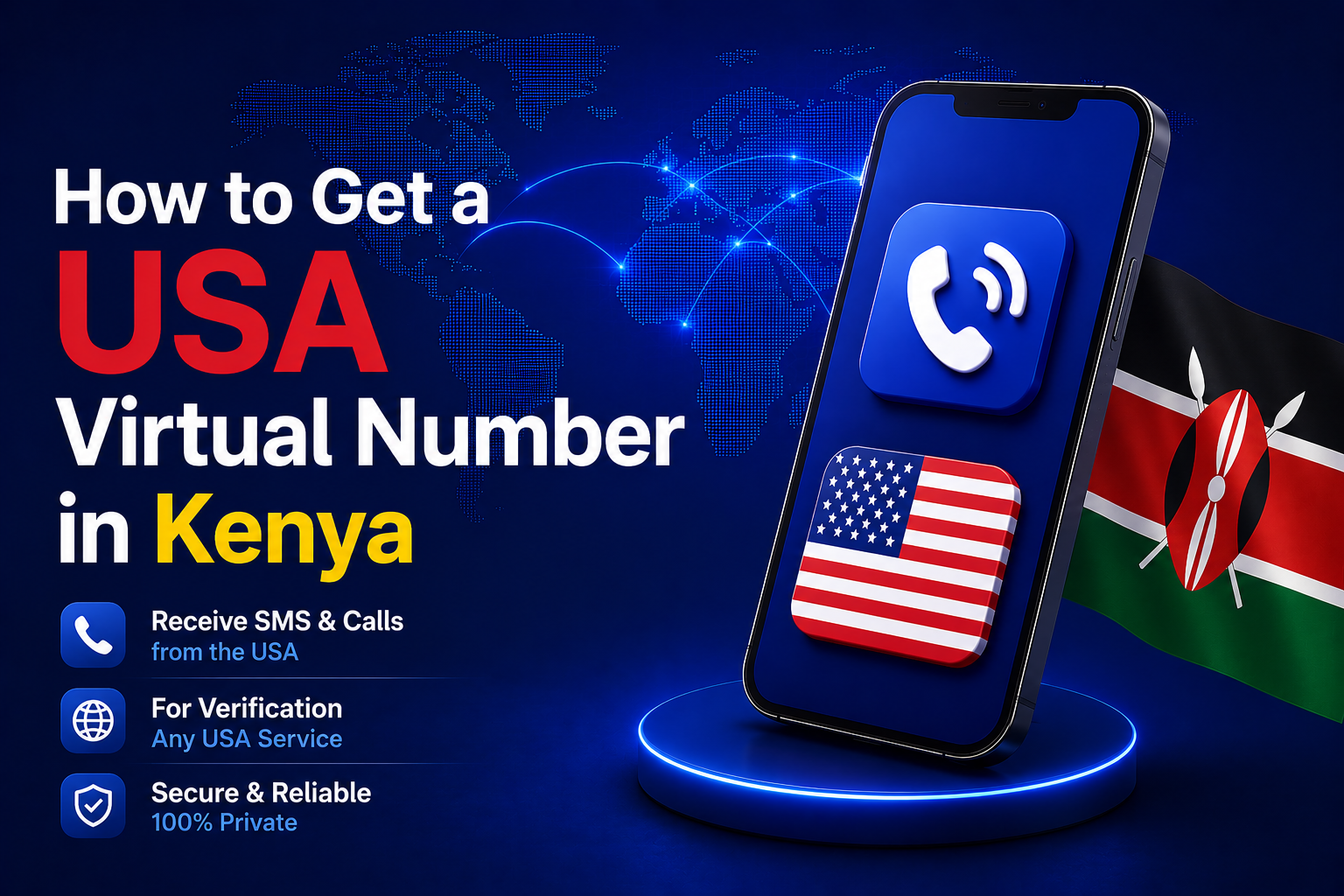 USA Virtual Number in Kenya
