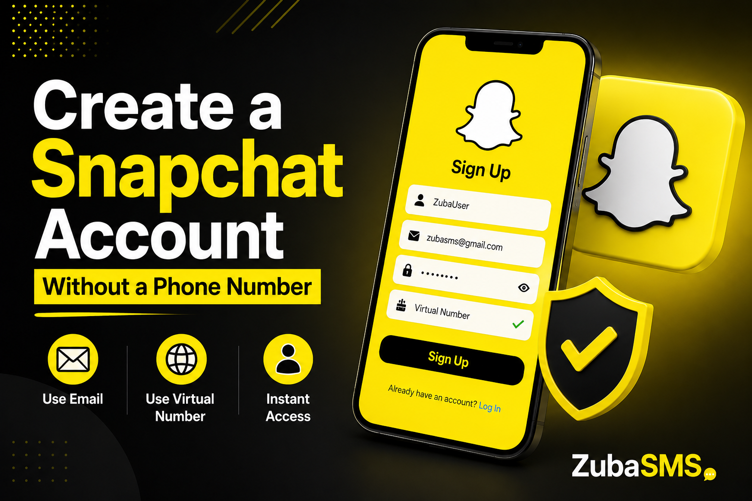 Snapchat Account Without a Phone Number