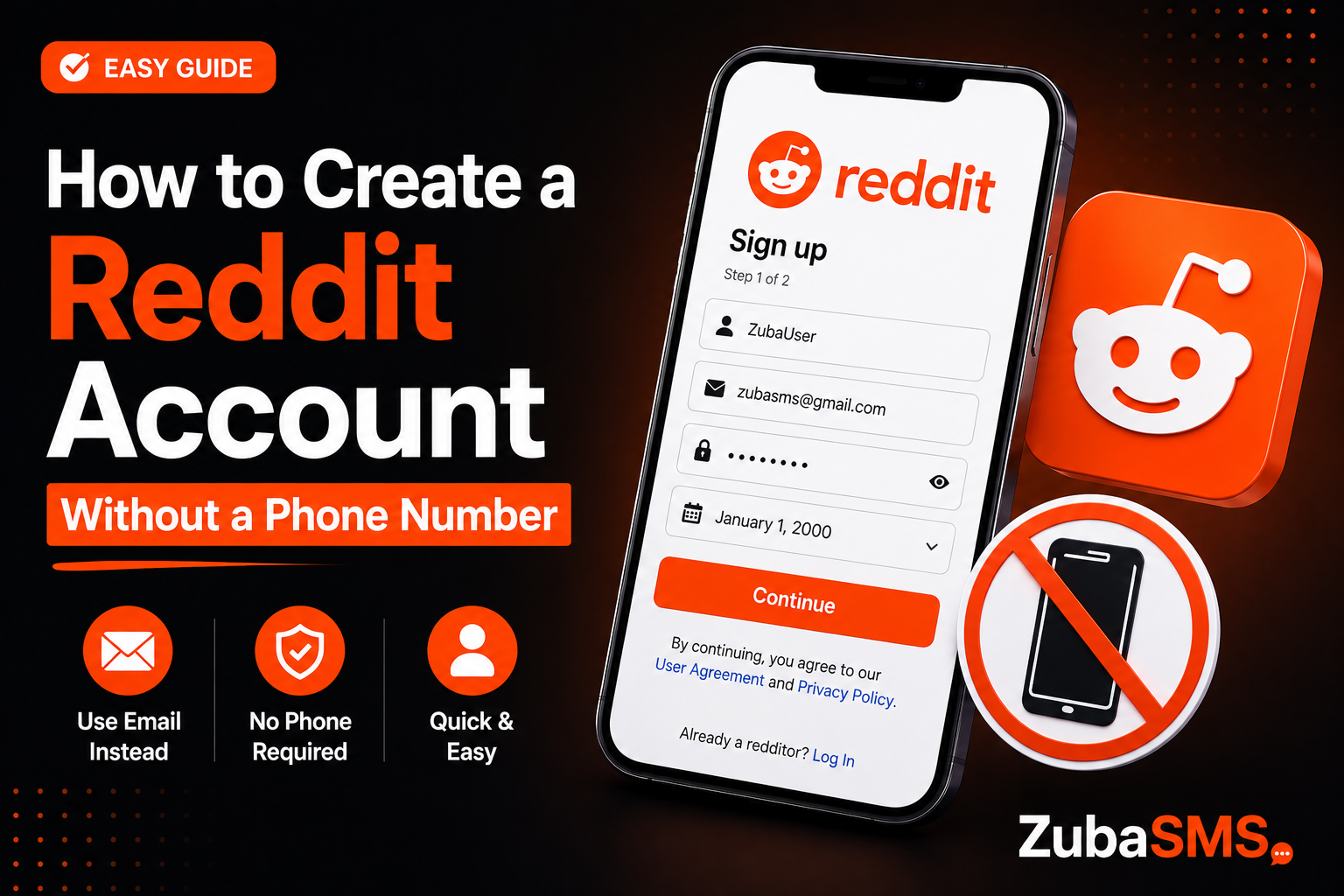 Reddit Account Without a Phone Number