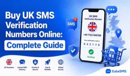 UK virtual phone number used for SMS verification and OTP delivery online.