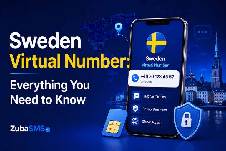 Sweden Virtual Number for SMS verification and online registrations