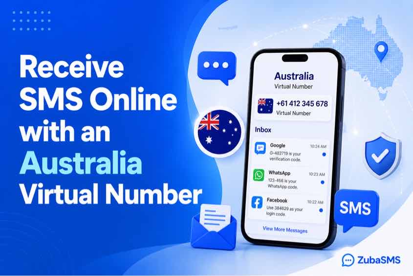 Australia virtual phone number receiving SMS verification codes securely online.