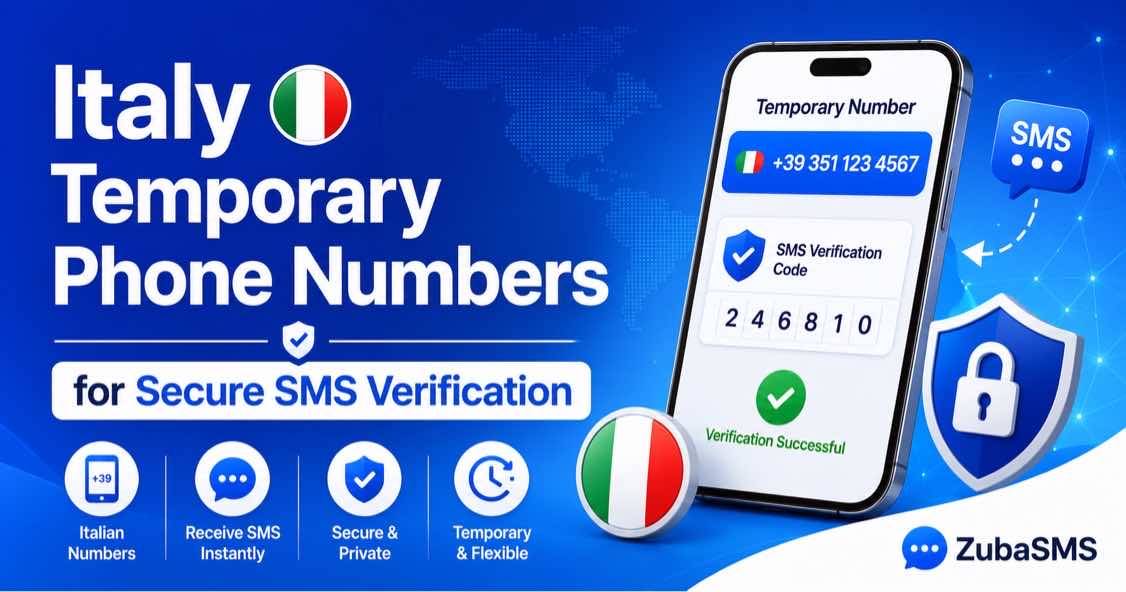 Italy temporary phone number for secure SMS verification