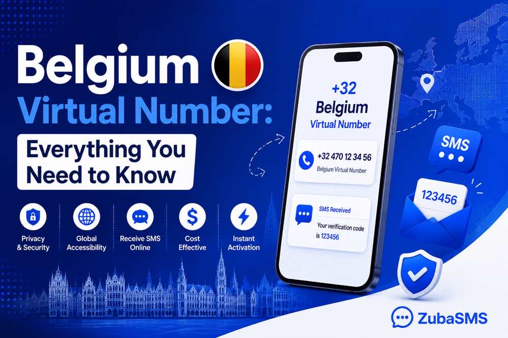 Belgium Virtual Number for SMS verification and online communication