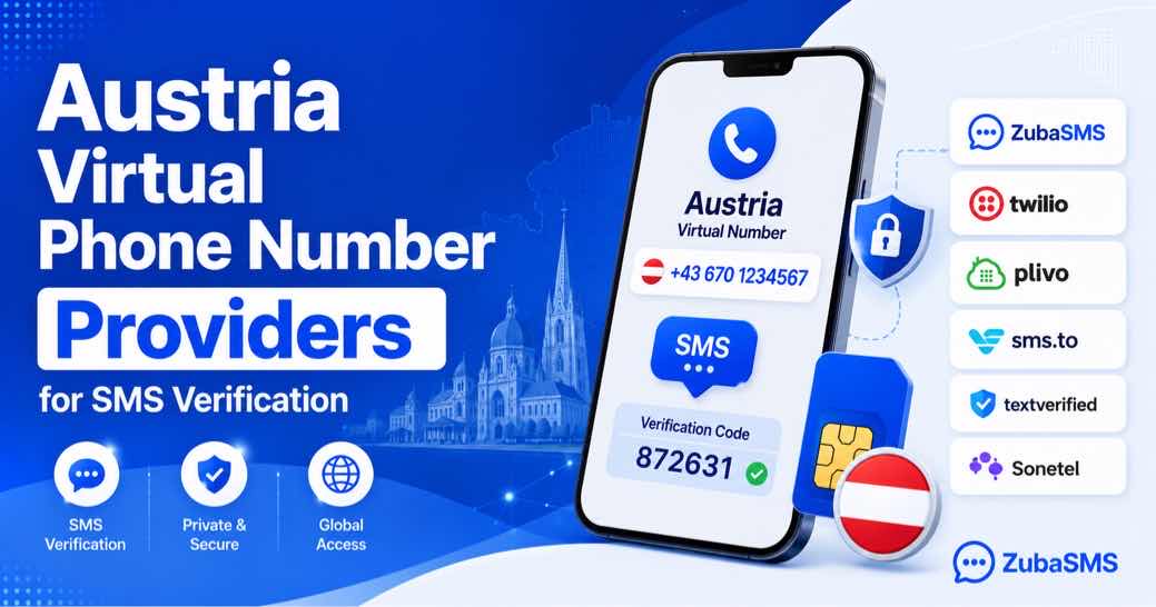 Austria virtual phone number providers for SMS verification